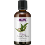 NOW Foods Eucalyptus Globulus Oil bottle for refreshing aromatherapy in any room