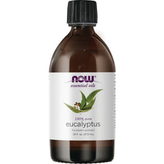 NOW Foods Eucalyptus oil bottle for aromatherapy and fresh scent