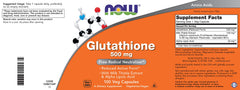 NOW Foods Glutathione 500mg with alpha-lipoic acid adds antioxidant synergy.