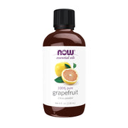 NOW Foods Grapefruit Oil bottle front view highlighting pure citrus aroma