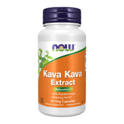 NOW Foods Kava Kava extract bottle showing 250 mg per capsule for relaxation support