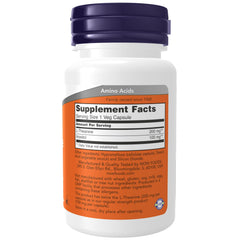 NOW Foods L-Theanine 200 mg capsules offer a calm, alert state without drowsiness.