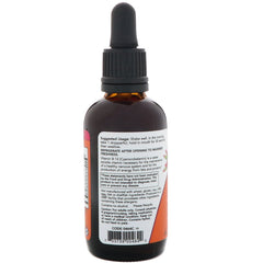 NOW Foods Liquid B-12 dispensing image shows convenient dropper for dosing.