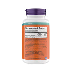 Now Foods Magnesium Citrate capsules pour illustrates easy daily mineral support for metabolism.