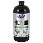 NOW Foods MCT 100% Oil bottle pour for everyday fueling ideas