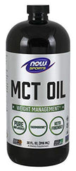 NOW Foods MCT oil used in cooking for smooth texture and absorption.