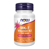 NOW Foods MK-7 bottle front for bone and arterial support.