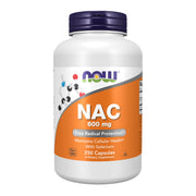 NOW Foods NAC Selenium bottle and capsules for daily health support.