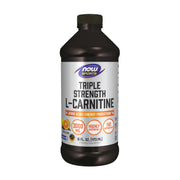 NOW Foods L-Carnitine Liquid triple-strength bottle ready for potent daily use.