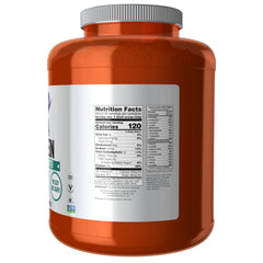 NOW Foods Pea Protein 24 g scoop for precise daily protein intake.