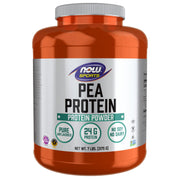 NOW Foods Pea Protein 24 g unflavored powder blends smoothly into drinks.