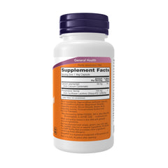 NOW Foods phosphatidyl serine capsules closeup showing convenient daily capsules