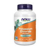 NOW Foods Potassium Chloride Powder bottle; convenient daily mineral support.