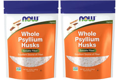 NOW Foods Psyllium Husk Whole bottle front promoting daily fiber intake