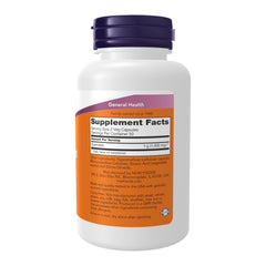 NOW Foods Quercetin 500mg label highlights vegan and non-GMO features.