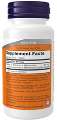 NOW Foods SAMe tablet close-up showing nervous system and mood benefits