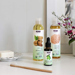 NOW Foods Sesame Seed Oil ingredients include vitamins and minerals for skin