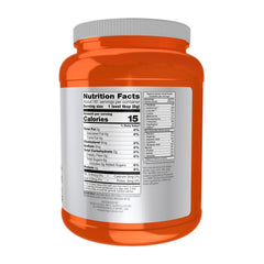 NOW Foods Sprouted Brown Rice Protein scoop showing convenient serving size.