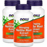 NOW Foods Stinging Nettle Root capsules bottle for daily wellness support