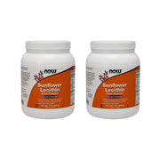 NOW Foods sunflower lecithin powder in a 1 lb jar for smooth fat emulsification