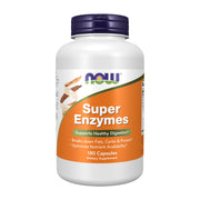 NOW Foods Super Enzymes cápsulas digestivas para apoyar la digestión durante la comida