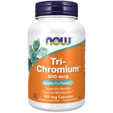 NOW Foods Tri-Chromium bottle with cinnamon for everyday metabolic support.