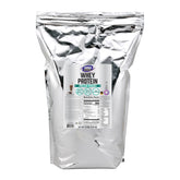 NOW Foods Whey Protein Creamy Chocolate bottle label highlights high BV and amino acid profile