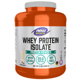 NOW Foods Whey Protein Isolate creamy vanilla bottle with 5 lb size for post-workout shakes