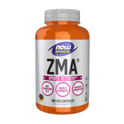 NOW Foods ZMA bottle closeup highlighting minerals for post-exercise recovery