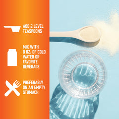 NOW Foods L-Arginine powder ingredients label highlighting key components and nitric oxide precursor