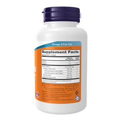 Front view of NOW Foods Neptune Krill Oil bottle with label and seals.