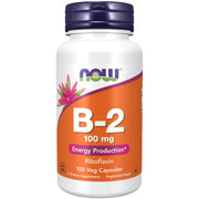 NOW Foods Riboflavin 100 mg bottle ready for daily energy support.