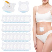 NQEUEPN castor oil belly button wrap pack ready for easy bedside use.