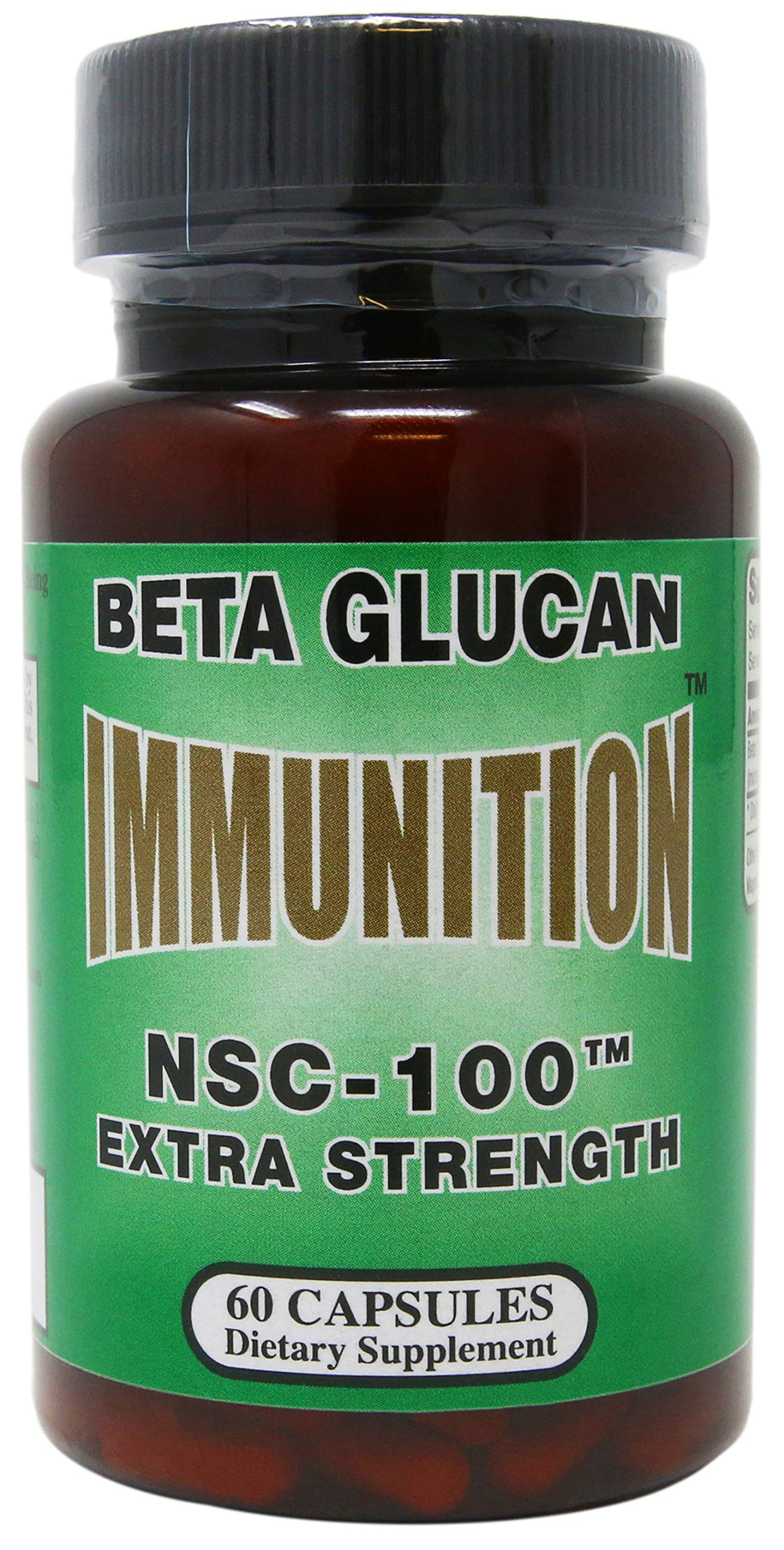 NSC Immunition 100 Beta Glucan bottle for immune support.