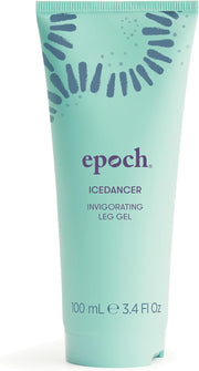 Nu Skin Epoch Ice Dancer bottle pour for refreshing leg cooling moment.