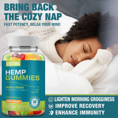 Nubetong hemp gummies compact packaging for travel-friendly use