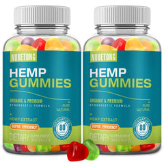 Nubetong hemp gummies sleep bottle shows a calming nightly ritual and restful sleep