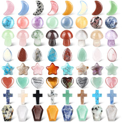 Nuenen heart crystal stone adds calming decor and touch-friendly texture.