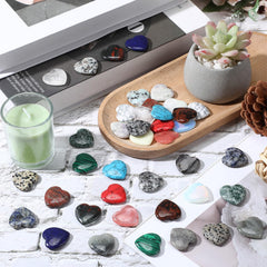 Nuenen polished heart stone with smooth surface for easy handling.
