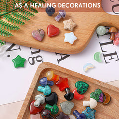 Nuenen star crystal set for energy decor and mindful rituals
