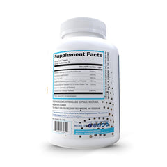 Close-up of NuEthix GDA-MAX Pro capsules highlighting berberine content.
