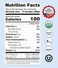 NUFYX Heavenly Protein Powder vanilla scoop with shake for quick protein