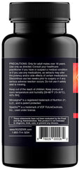 Nugenix Perform capsules on tray for easy daily vitality and stamina.