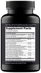 Nugenix Thermo ingredient panel highlights patented actives for steady energy.