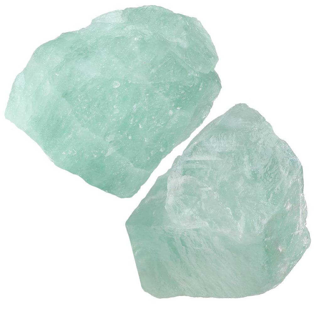 NUKAYAI Green Fluorite raw crystal close-up for meditation and focus.