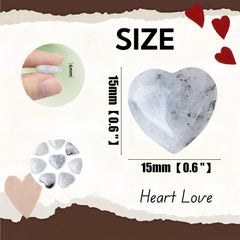 NUKAYAI Moonstone Heart crystal-02 on desk promotes calm focus.