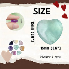 NUKAYAI rose quartz heart crystal for loving energy and calm focus.