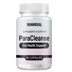 Nukupuns Runmdeal Gut Cleanse bottle shown on a clean surface, promoting daily digestive balance