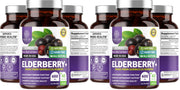 Number One Nutrition N1N premium black elderberry capsules packaging for immune support.