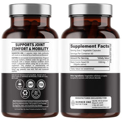 Number One Nutrition N1N Premium Black Seed Oil capsules pack shows 120 capsules per bottle.